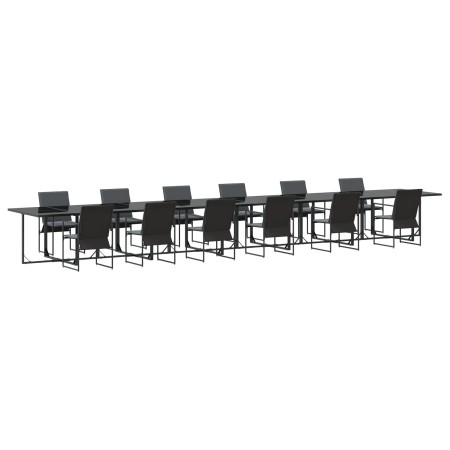 Set de Comedor de Jardín de 18 Piezas con Cojines de Acero y Textilene by , Garden sets - Ref: Foro24-3335862, Price: 757,79 ...