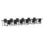 Set de Comedor de Jardín de 18 Piezas con Cojines de Acero y Textilene by , Garden sets - Ref: Foro24-3335862, Price: 757,79 ...