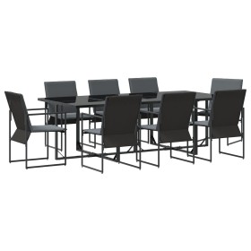 Juego de Comedor de Jardín de 10 Piezas con