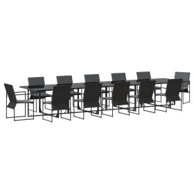 Set de Comedor de Jardín de 16 Piezas con Cojines de Acero y Textileno by , Garden sets - Ref: Foro24-3335870, Price: 673,30 ...