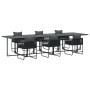 Conjunto de Comedor de Jardín de 9 Piezas con Cojines de Acero y Rattan Sintético by , Garden sets - Ref: Foro24-3335874, Pri...