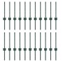 Postes de cerca 22 pcs U-Channel Verde 80 cm Acero de , Postes de cerca - Ref: Foro24-3335910, Precio: 60,92 €, Descuento: %