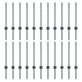 Postes de Cerca 22 pcs U-Channel Verde 100 cm Acero von , Zaunpfosten - Ref: Foro24-3335914, Preis: 67,51 €, Rabatt: %