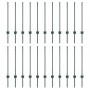 Postes de Cercas 22 pcs U-Channel Verde 120 cm Acero de , Postes de cerca - Ref: Foro24-3335916, Precio: 78,35 €, Descuento: %