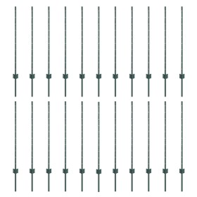 Postes de Cercas 22 pcs en U Verde 140 cm Acero von , Zaunpfosten - Ref: Foro24-3335918, Preis: 96,86 €, Rabatt: %