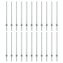 Postes de Cerca 22 pcs U-Channel Verde 160 cm Acero de , Postes de cerca - Ref: Foro24-3335920, Precio: 101,74 €, Descuento: %