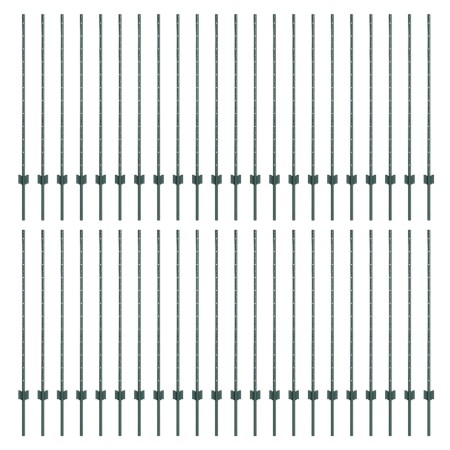 Postes de cerca 44 pcs U-Channel verde 160 cm acero de , Postes de cerca - Ref: Foro24-3335921, Precio: 195,97 €, Descuento: %