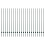 Postes de Cerca 22 pcs U-Channel Verde 200 cm Acero de , Postes de cerca - Ref: Foro24-3335924, Precio: 118,46 €, Descuento: %