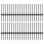 Poste de Cerca 44 pcs U-Channel Gris 80 cm Acero de , Postes de cerca - Ref: Foro24-3335929, Precio: 102,20 €, Descuento: %
