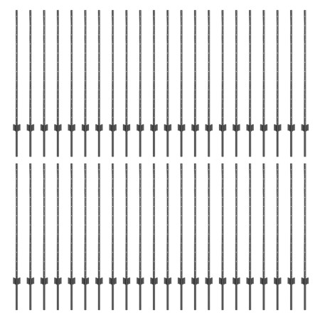 Postes de Cercas 88 pcs U-Channel Gris 160 cm Acero de , Postes de cerca - Ref: Foro24-3335939, Precio: 212,34 €, Descuento: %