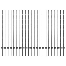 Postes de cerca 44 pcs U-Channel Gris 180 cm Acero von , Zaunpfosten - Ref: Foro24-3335940, Preis: 123,30 €, Rabatt: %