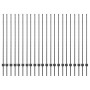 Postes de cerca 44 pcs U-Channel Gris 180 cm Acero de , Postes de cerca - Ref: Foro24-3335940, Precio: 123,18 €, Descuento: %