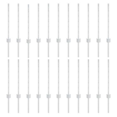Postes de Cerca 22 pcs U-Channel Plata 100 cm Acero de , Postes de cerca - Ref: Foro24-3335950, Precio: 66,30 €, Descuento: %