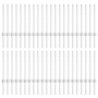 Postes para cerca 44 pcs U-Canal Plata 100 cm Acero de , Postes de cerca - Ref: Foro24-3335951, Precio: 114,85 €, Descuento: %