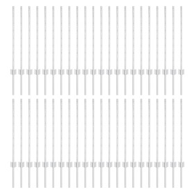 Postes de Cerca 44 pcs U-Channel Plata 120 cm Acero by , fence posts - Ref: Foro24-3335953, Price: 134,50 €, Discount: %