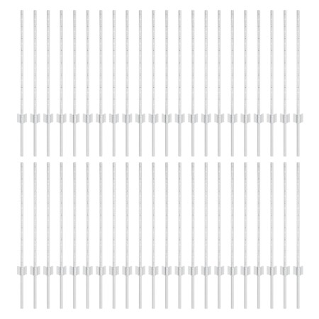 Postes de Cerca 44 pcs U-Channel Plata 120 cm Acero de , Postes de cerca - Ref: Foro24-3335953, Precio: 134,38 €, Descuento: %
