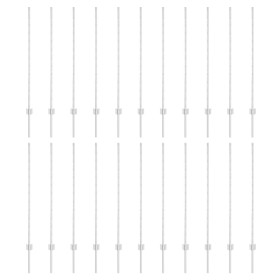 Postes de cercas 44 pcs U-Channel Plata 160 cm Acero by , fence posts - Ref: Foro24-3335956, Price: 92,31 €, Discount: %