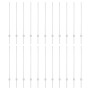 Postes de cercas 44 pcs U-Channel Plata 160 cm Acero de , Postes de cerca - Ref: Foro24-3335956, Precio: 92,18 €, Descuento: %