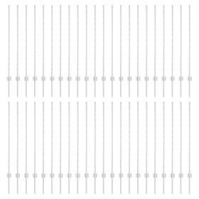 Postes de cerca 88 pcs U-Channel plata 160 cm acero by , fence posts - Ref: Foro24-3335957, Price: 178,89 €, Discount: %