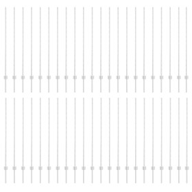 88 pcs Poste de Cerca U-Channel Plateado 180 cm von , Zaunpfosten - Ref: Foro24-3335959, Preis: 199,55 €, Rabatt: %