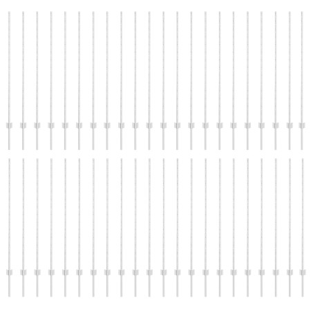 88 pcs Poste de Cerca U-Channel Plateado 180 cm de , Postes de cerca - Ref: Foro24-3335959, Precio: 199,35 €, Descuento: %
