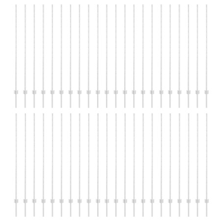 Postes de Cerca 88 pcs U-Channel Plata 200 cm Acero de , Postes de cerca - Ref: Foro24-3335961, Precio: 210,43 €, Descuento: %