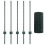 Set de Vallas de Jardín Juego de 2 Verde Acero 10 x 0.8 m by , fence posts - Ref: Foro24-3335998, Price: 50,26 €, Discount: %
