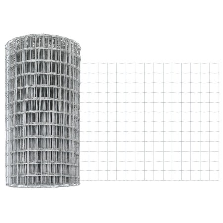 Cerca Euro con 11 Postes en U Plata 0.4 x 50 m Acero de , Postes de cerca - Ref: Foro24-3336212, Precio: 111,68 €, Descuento: %