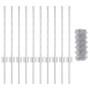 Cerca de Cadena con 10 U Pilas Plata 0.6x10 m Acero de , Postes de cerca - Ref: Foro24-3336294, Precio: 66,91 €, Descuento: %