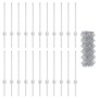 Cerca de Malla con 22 postes U Plateada 0.6x25 m Acero de , Postes de cerca - Ref: Foro24-3336305, Precio: 110,16 €, Descuent...