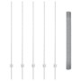 Cerca de Alambre Soldado con 10 Postes en Plateado 1.4x10 m Acero de , Postes de cerca - Ref: Foro24-3336335, Precio: 67,74 €...