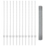 Cerca de Alambre Soldado con 22 postes U Plata 1.2x25 m Acero de , Postes de cerca - Ref: Foro24-3336364, Precio: 125,57 €, D...