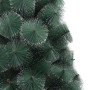 Árbol Navidad artificial con luces LEDs PVC&PE verde 120 cm