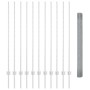 Cerca de alambre soldado con 22 postes U Plata 1.4x25 m Acero de , Postes de cerca - Ref: Foro24-3336368, Precio: 145,81 €, D...