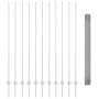 Cerca de Alambre Soldado con 22 Postes U Plata 1.6x25 m Acero de , Postes de cerca - Ref: Foro24-3336376, Precio: 161,99 €, D...
