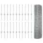 Cerca de Alambre Soldado con 22 Postes en U Plata 0.4x50 m Acero de , Postes de cerca - Ref: Foro24-3336380, Precio: 107,06 €...