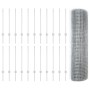 Cerca de Alambre Soldado con 22 Postes U Plata 0.8x50 m Acero de , Postes de cerca - Ref: Foro24-3336391, Precio: 174,76 €, D...