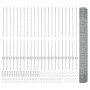 Cerca de Alambre Soldado con 44 postes en U Plata 1x50 m Acero de , Postes de cerca - Ref: Foro24-3336398, Precio: 194,16 €, ...