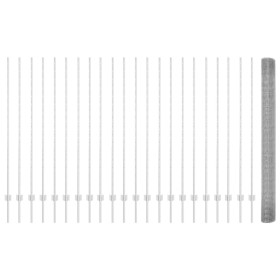 Cerca de Alambre Soldado con 44 Postes U Plata 1.5x50 m de Acero de , Postes de cerca - Ref: Foro24-3336409, Precio: 267,18 €...