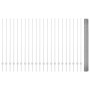 Cerca de Alambre Soldado con 44 Postes U Plata 1.5x50 m de Acero de , Postes de cerca - Ref: Foro24-3336409, Precio: 250,95 €...