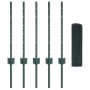 Conjunto de Paneles de Cerca Rústicos Set de 2 Verde Metal by , fence posts - Ref: Foro24-3336432, Price: 42,39 €, Discount: %