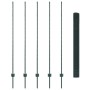 Cerca de Alambre Soldado con 5 Postes en U Verde 1.6x10 m Acero de , Postes de cerca - Ref: Foro24-3336460, Precio: 73,40 €, ...