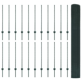 Cerca de Alambre Soldado con 22 postes U Verde 1x50 m Acero von , Zaunpfosten - Ref: Foro24-3336515, Preis: 183,85 €, Rabatt: %