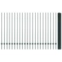 Cerca de Alambre Soldado con 22 U Postes Verde 1.5x50 m de Acero de , Postes de cerca - Ref: Foro24-3336526, Precio: 257,55 €