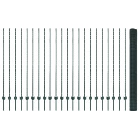 Valla de Malla Soldada con 22 postes en U Verde 1.5x50 m de acero by , fence posts - Ref: Foro24-3336527, Price: 258,93 €, Di...