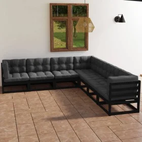 Garden furniture set 7 pieces and cushions solid pine wood by vidaXL, Garden sets - Ref: Foro24-3076558, Price: 767,39 €, Dis...