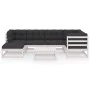 7-piece garden furniture set with solid pine wood cushions by vidaXL, Garden sets - Ref: Foro24-3076740, Price: 689,47 €, Dis...