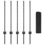 Cerca de Alambre Soldado con 5 Postes en U Gris 0.8x10 m Acero de , Postes de cerca - Ref: Foro24-3336561, Precio: 44,36 €, D...