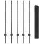 Cerca de Alambre Soldado con 10 Estacas Gris 1.2x10 m de Acero de , Postes de cerca - Ref: Foro24-3336569, Precio: 54,79 €, D...