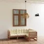 4-piece garden furniture set with solid pine wood cushions by vidaXL, Garden sets - Ref: Foro24-3076597, Price: 504,73 €, Dis...